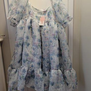 Selkie La Belle Etoile Organza French Puff Dress 4XL